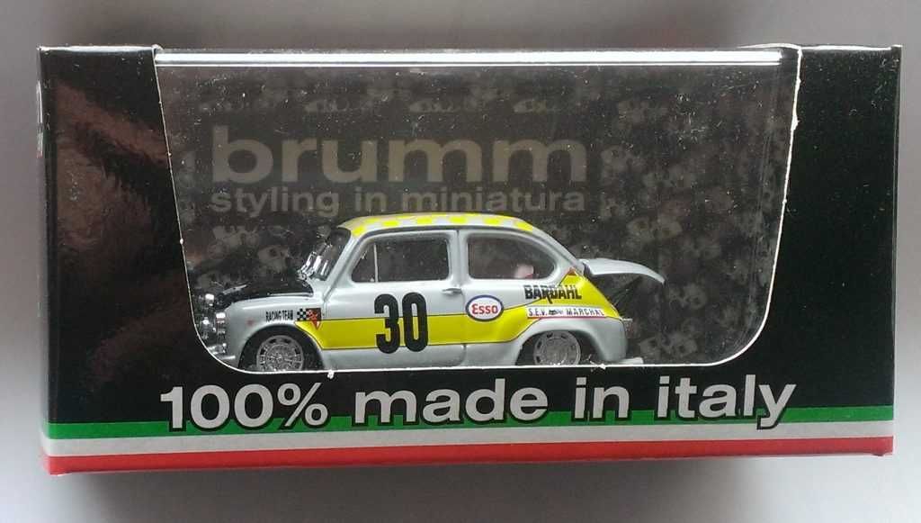 Macheta Fiat Abarth 1000 Raliu 1969- Brumm 1/43 Rally