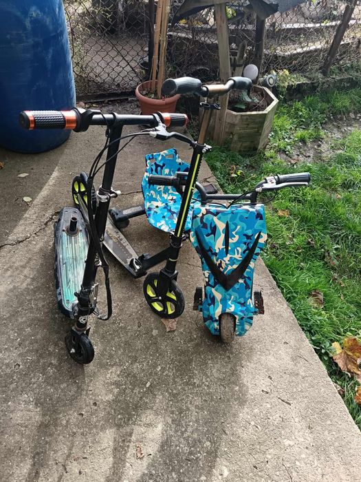 Trotinetă electrică + drift trike + trotinetă simplă – funcționale