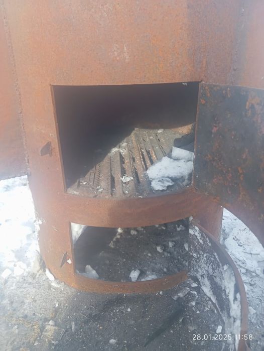 Печь для гаража буржуйка