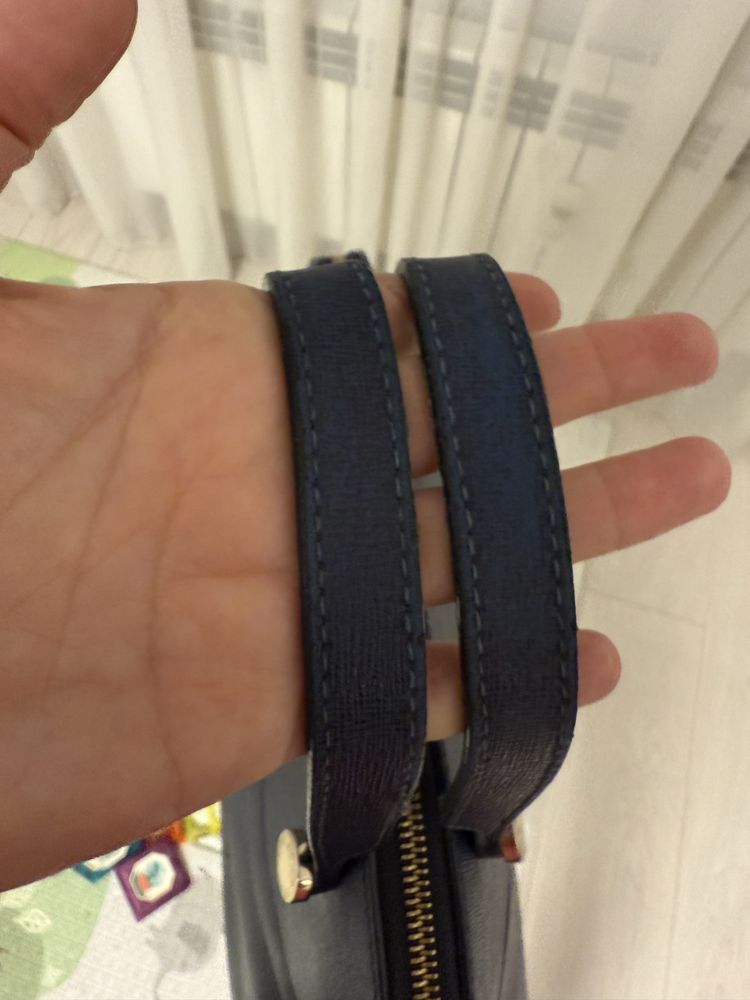 Furla Piper тъмно синя