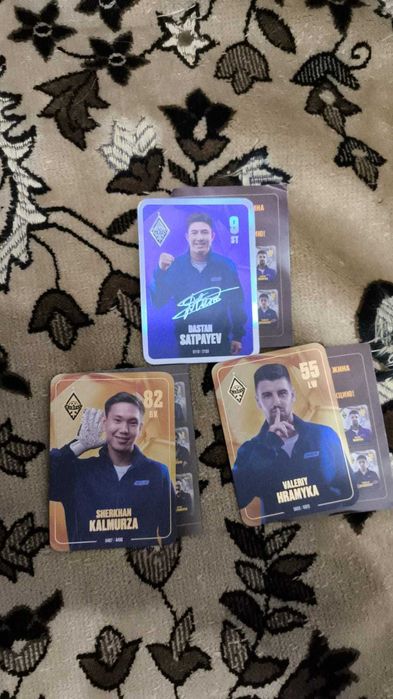 Карточки ФК "Кайрат"
