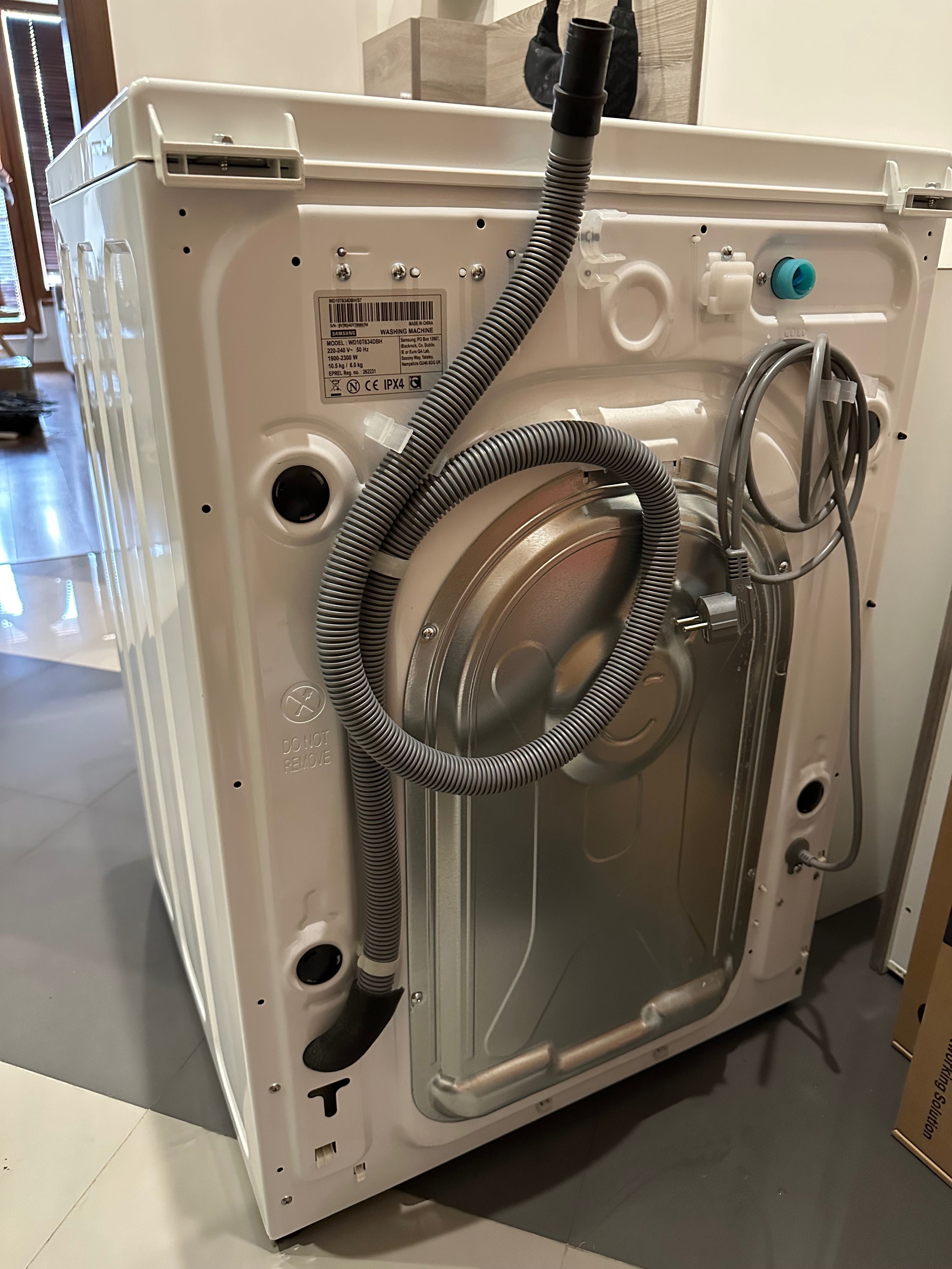 Комбинирана пералня със сушилня SAMSUNG WD10T634DBH/S7