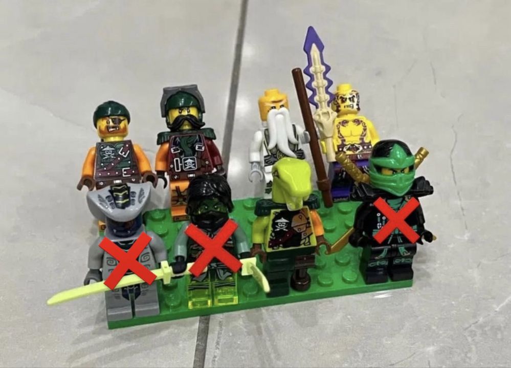 Lego ninjago фигурки