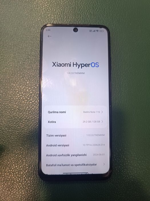 Redmi Note 11 s toq koʻk arzon