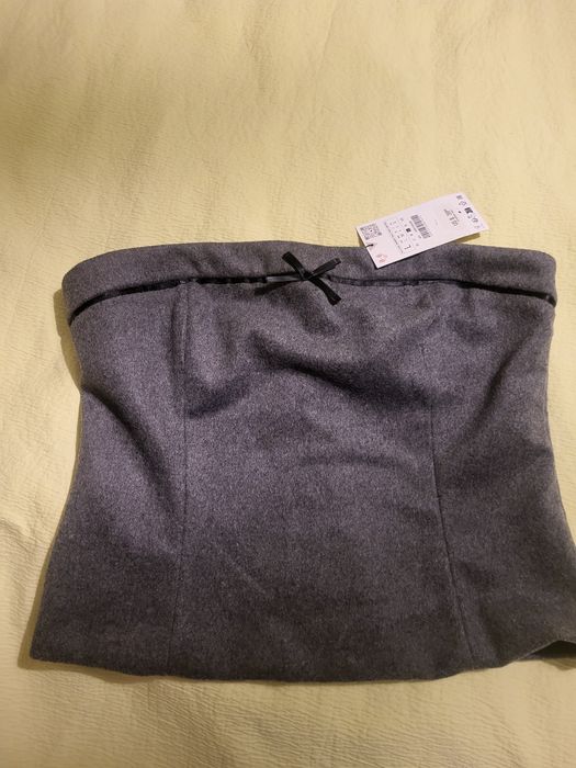 Top Zara cu lana in compozitie