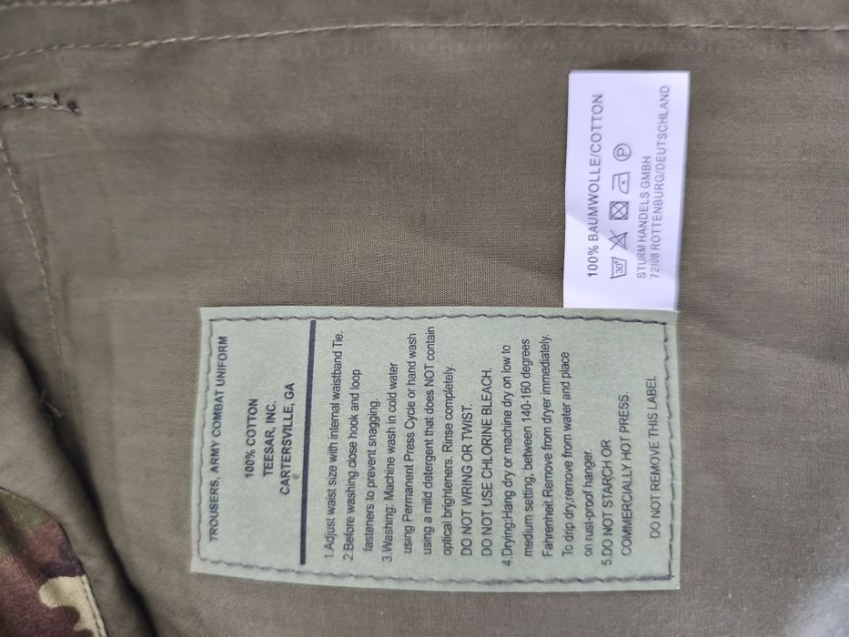 Pantaloni camuflaj italian made in US