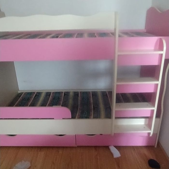 Двухярусная кровать для девочек + подарки