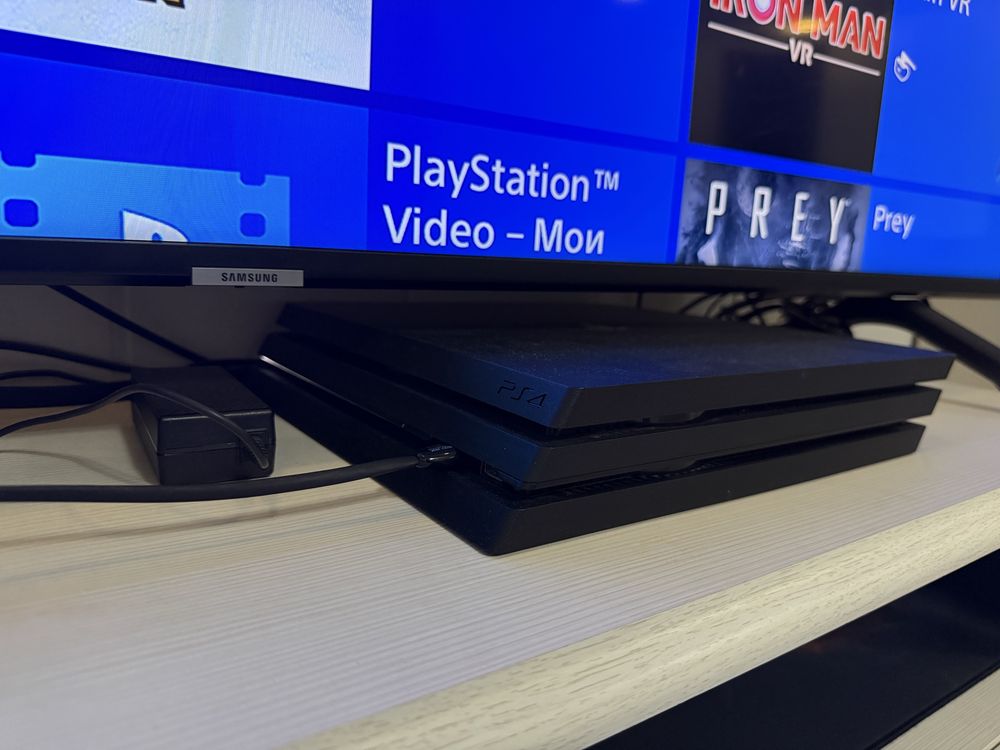 PS4 pro + vr + aim controller + лучшие игры