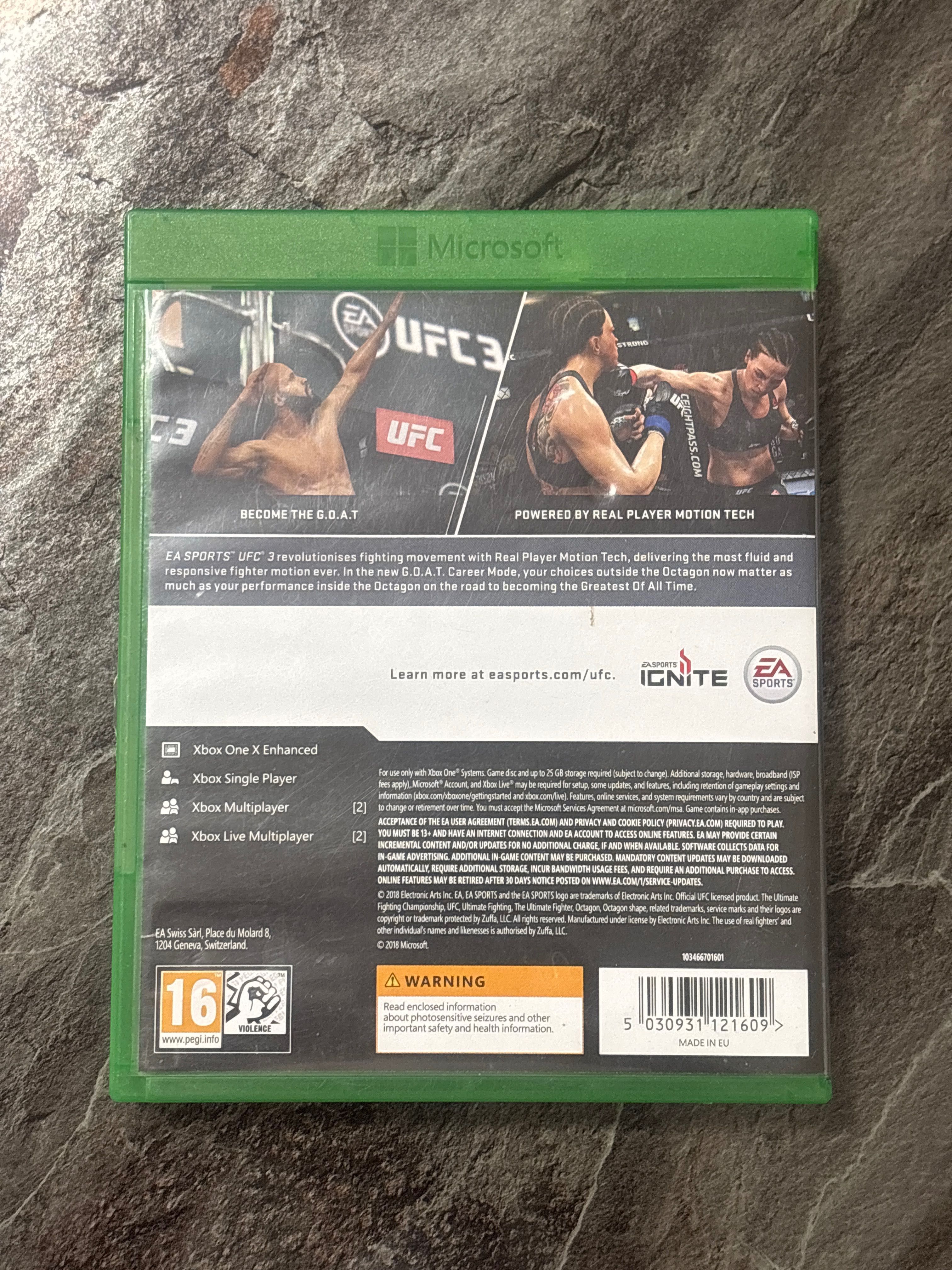 Игра UFC 3 - Xbox One