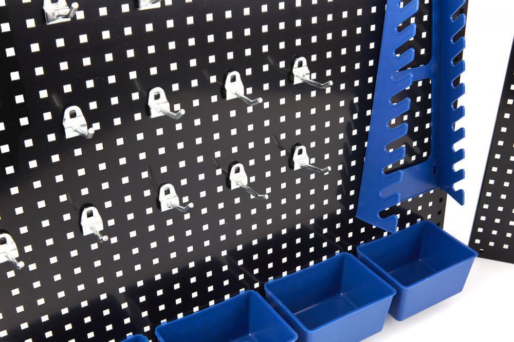 Panou de perete pentru suport organizator scule carlige rafturi inclus