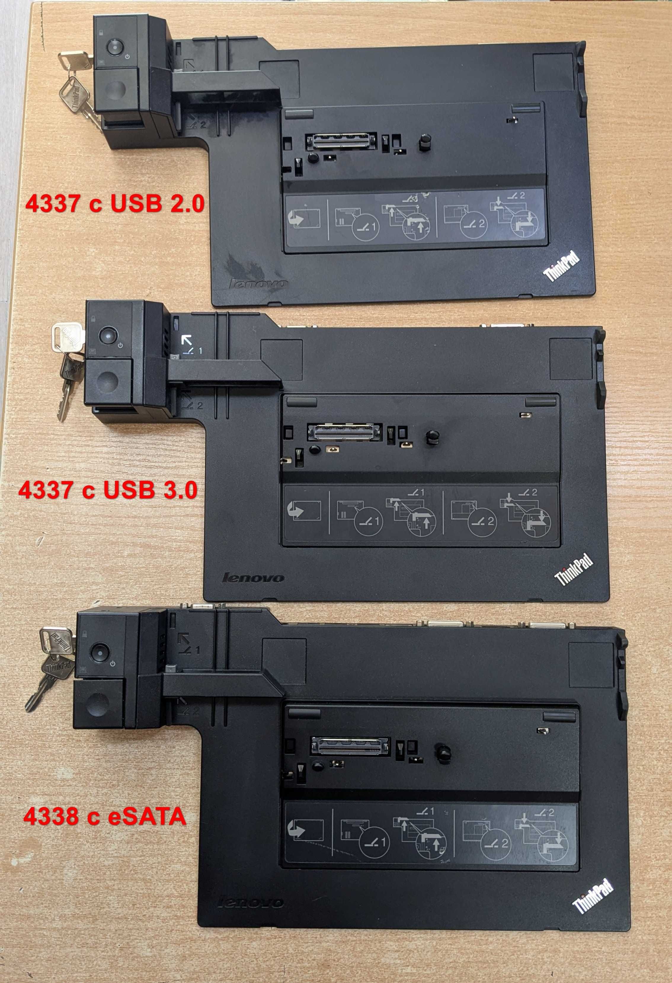 Докинг станция Lenovo 4337 / 4338 ThinkPad Dock Series 3 + ключовe
