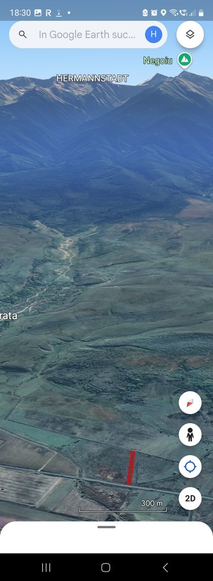 Teren 1700m² direct la ṣosea Porumbacu de jos
