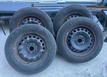 jante + anvelope iarna hankook 195/65r15