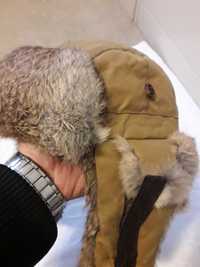 Зимна шапка ушанка от заешка кожа Stetson