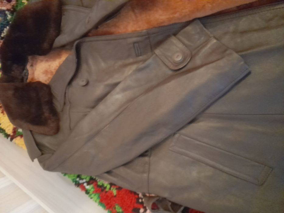 Мъжко кожено манто