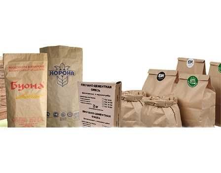 Бумажные мешки двухслойные для фасовки открытого и закрытого/Костанай