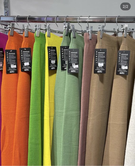 Вязаные женские штаны