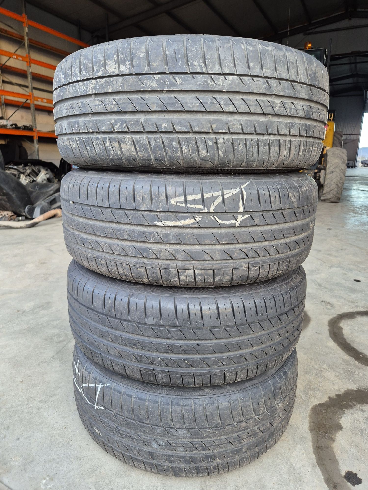 Jante aliaj si anvelope de vara bmw pe 16" 195/55R16 an 2009
