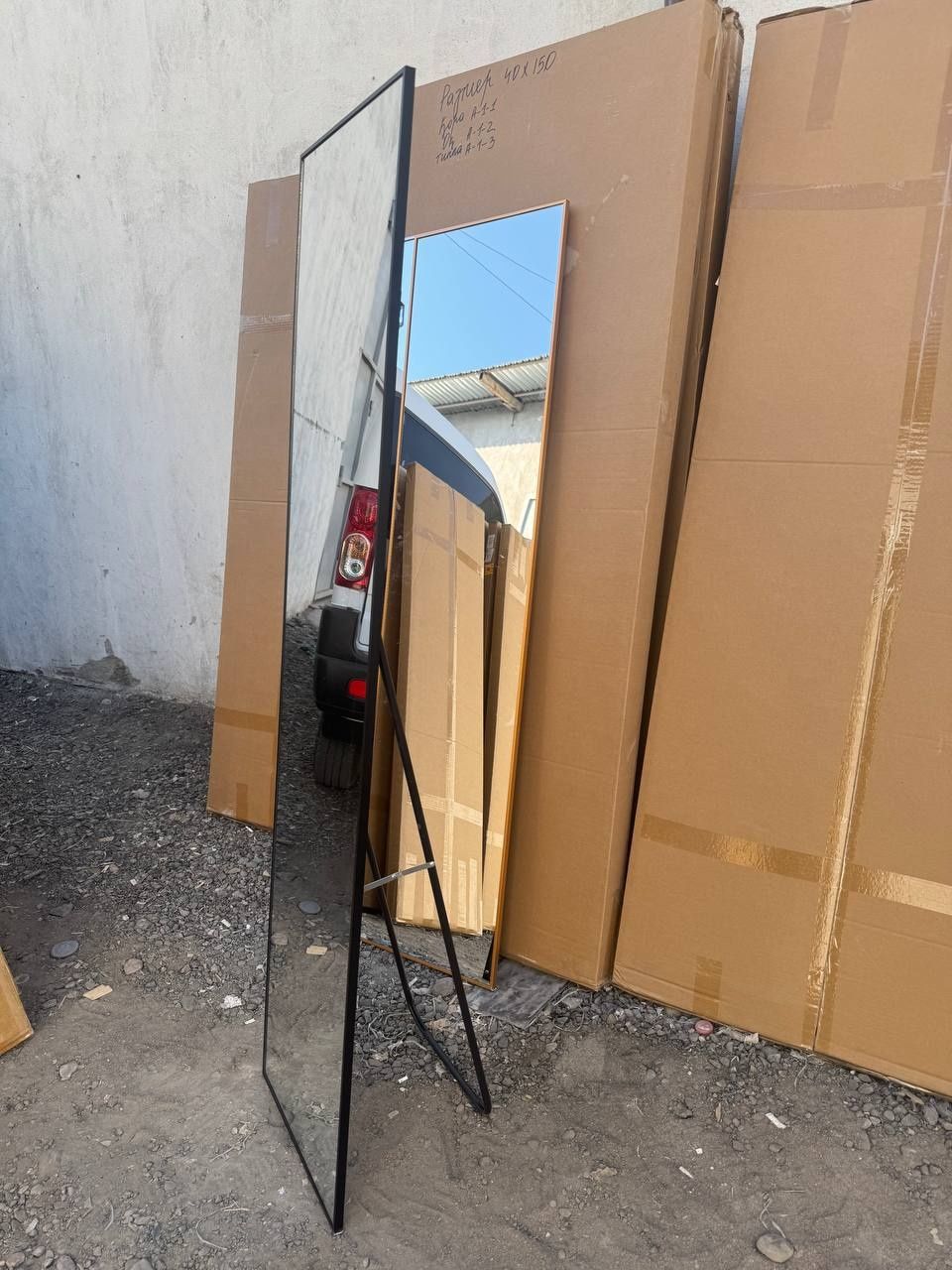 Напольное зеркало в японском стиле 150×40 – New дизайн