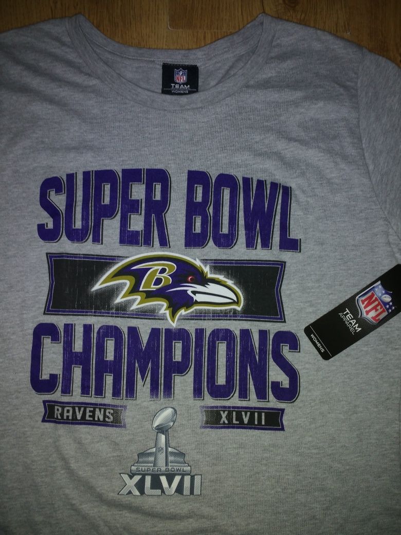 Tricou damă NFL Baltimore Ravens Super Bowl mărimea L
