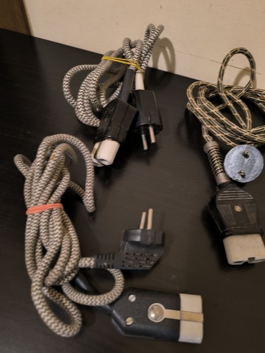 Cablu electric de ceramică, pentru reșouri, fier de calcat vechi.