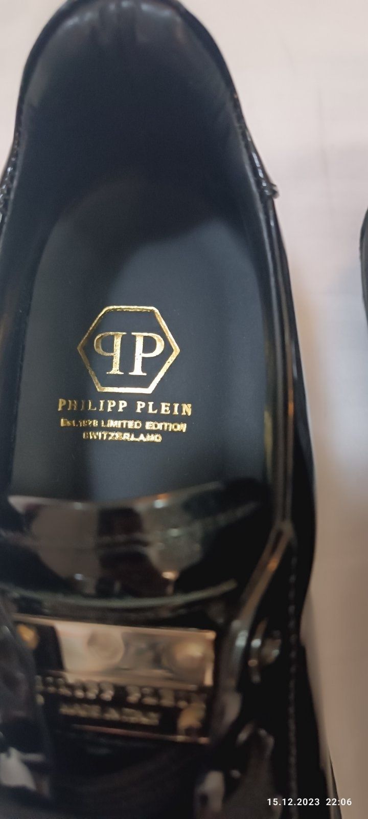 PHILIPP PLEIN-Мъжки Кожени Обувки.