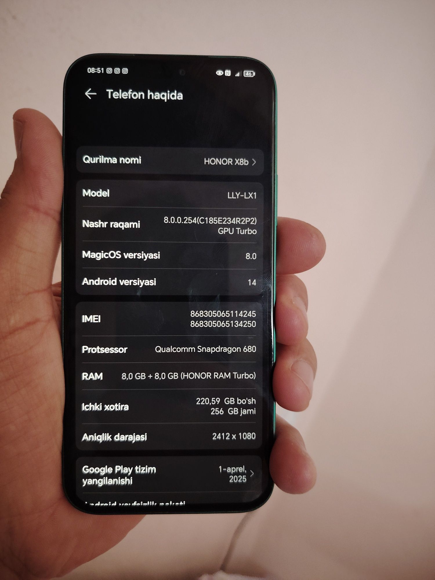 Honor 8 b judayam ideal