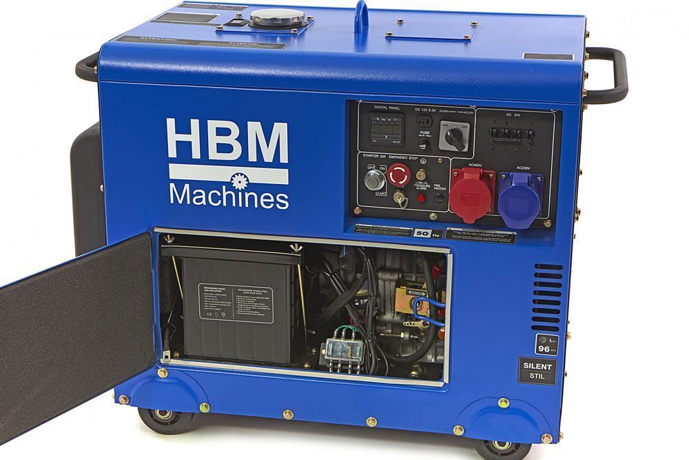 Generator silentios de curent pe diesel 7900w hbm
