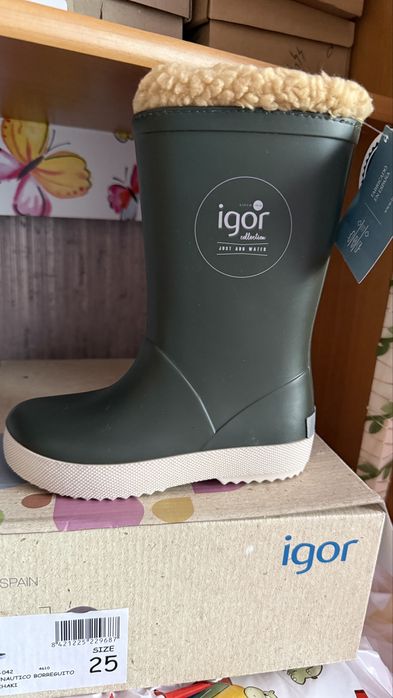 Гуменш ботуши  IGOR  2 бр. с подплата 100% вълна
