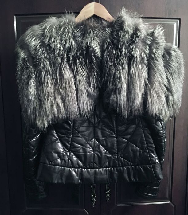 Натуральная зимняя женская куртка, Турция, размер 38