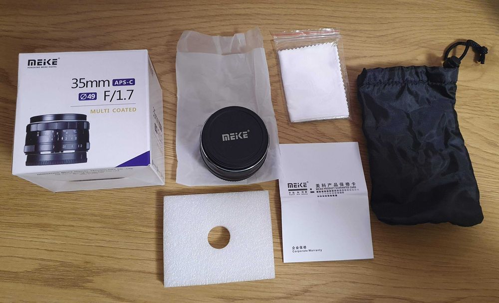 Obiectiv Meike 35mm f/1.7 manual – Fuji X mount – ca nou