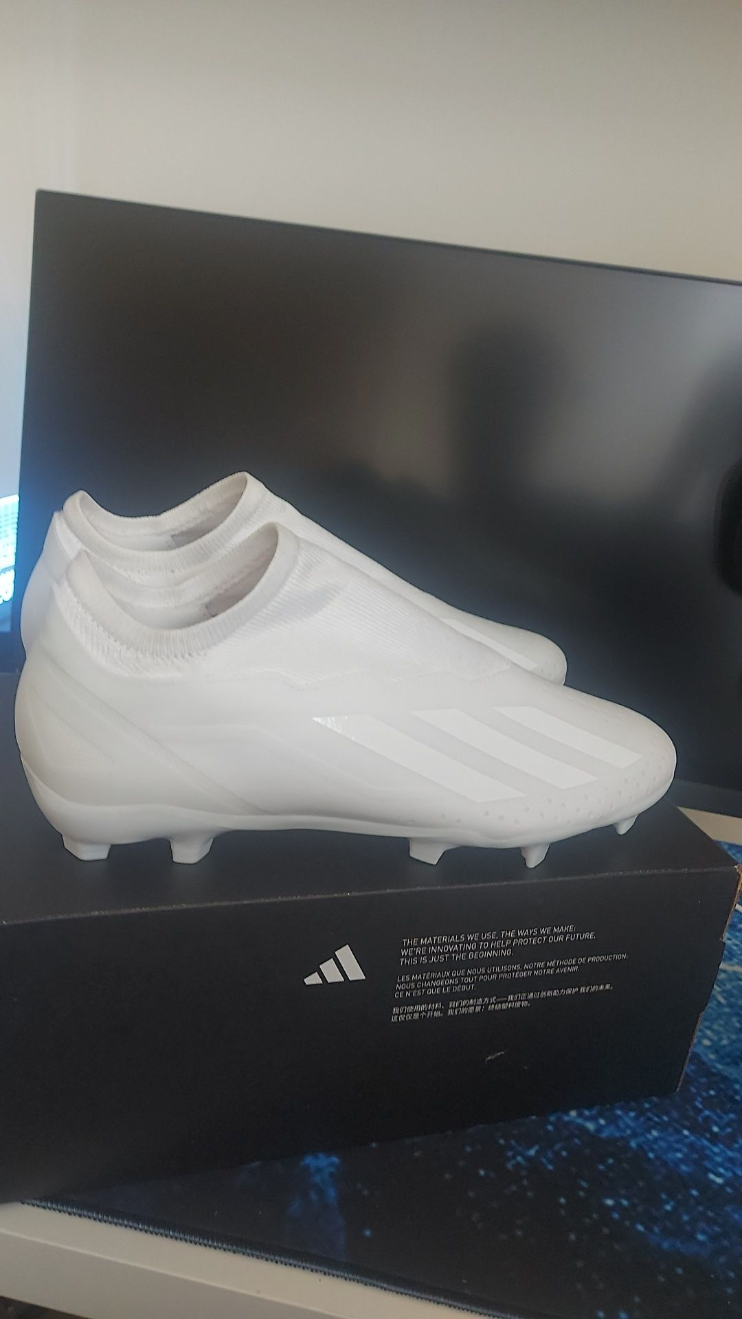 Ghete fotbal adidas crazyfast laceless nr 42⅔ noi