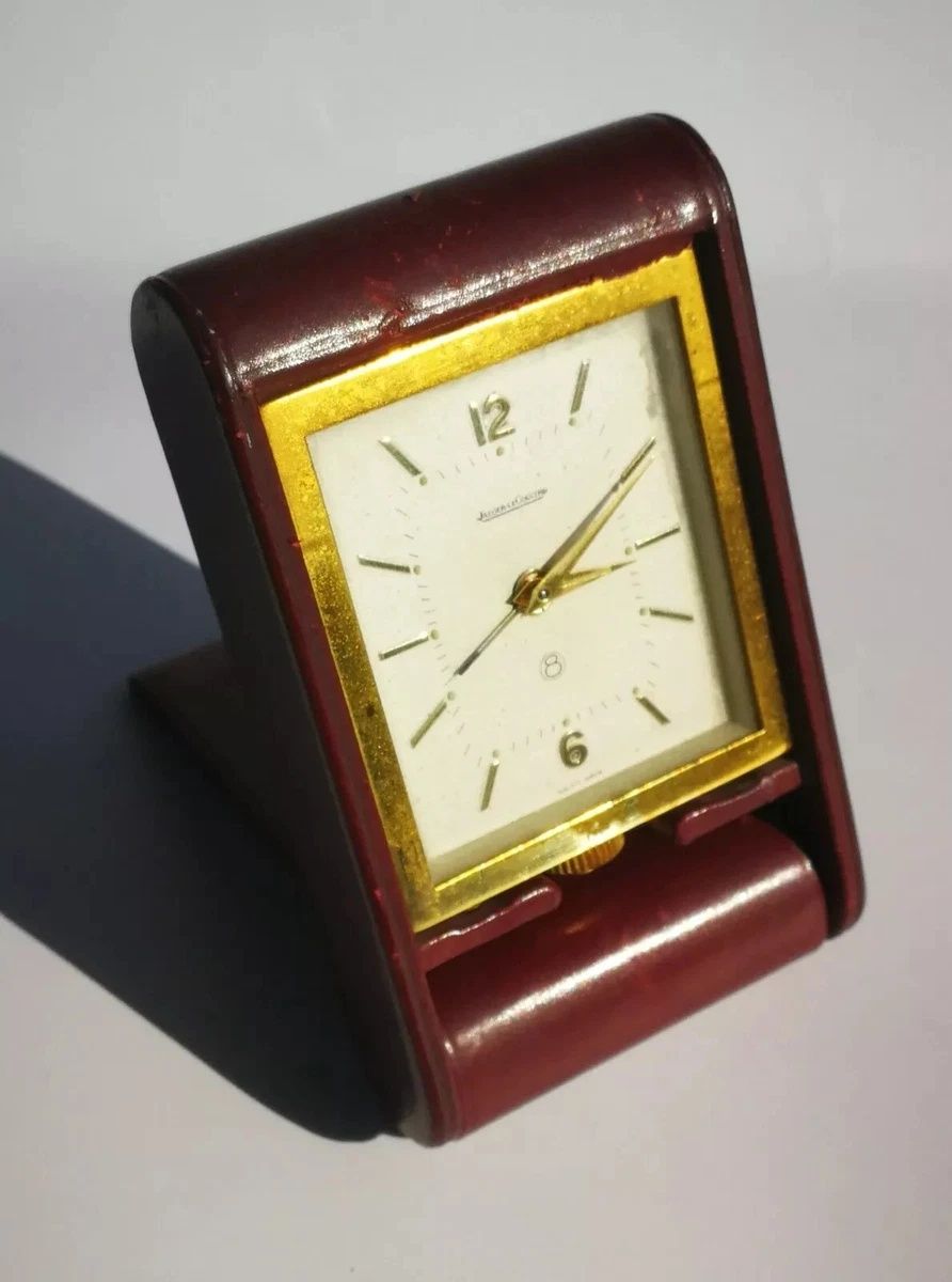 Jaeger Lecoultre 8 Day Travel Alarm CEAS de Masa Ref.365 884 Functiona