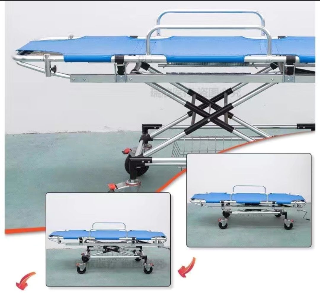 Каталка тележка для скорой помощи медицинская механические