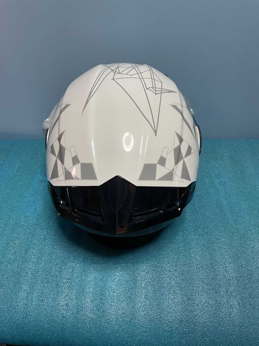 Casca Moto Scuter Atv Flip-up Cu Ochelari L XL CAGULA CADOU NOUA