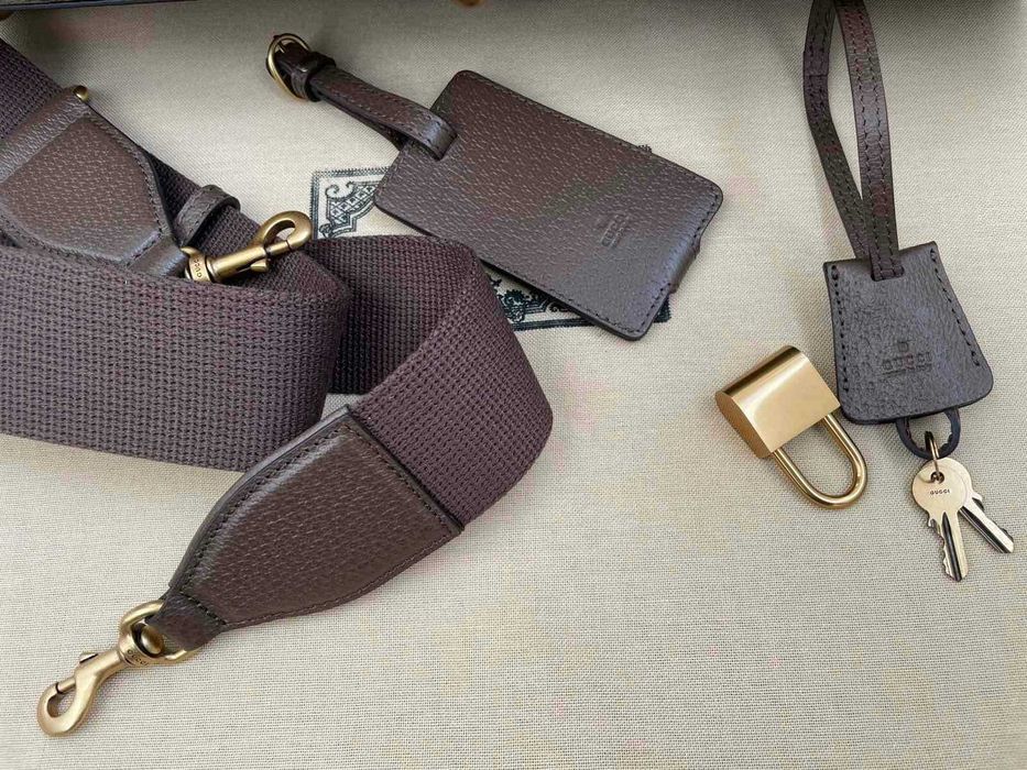 Geanta GUCCI Originala Ophidia Gucci Supreme Canvas Bowling Savoy GG