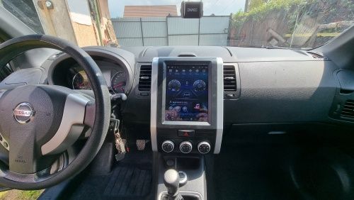 Navigatie Android Tesla Nissan Xtrail Waze YouTube GPS BT USB