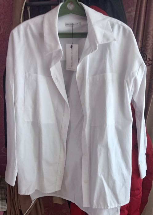 Рубашка школьная белая