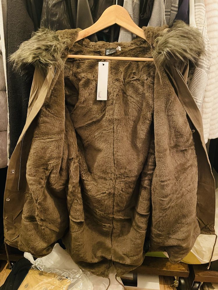 Geaca Parka Kaki XS Love Token New York