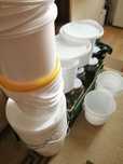 Vind borcane 4250ml găleți  plastic alimentare