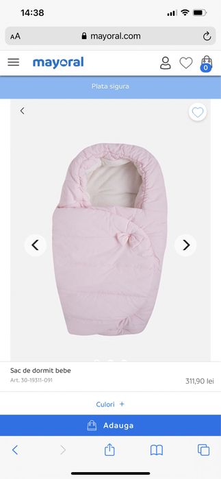 Sac de dormit bebe Mayoral