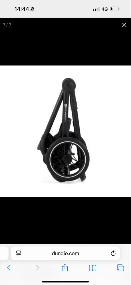 Бебешка количка Kinderkraft NEA 2в1 NEA, Midnight Black