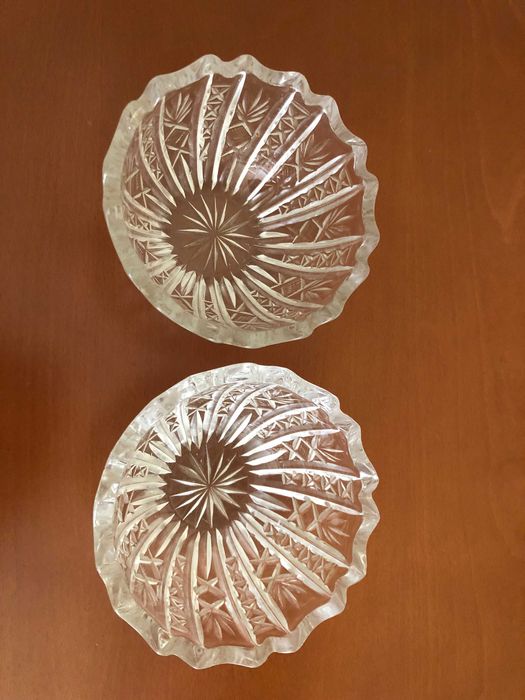 Хрустальные конфетницы, салатницы чешские