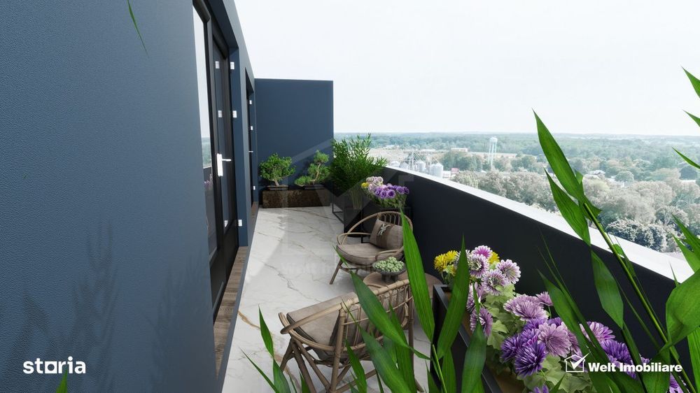 Apartament 4 camere, 3 dormitoare, 2 bai, 2 parcari - Wings Zorilor