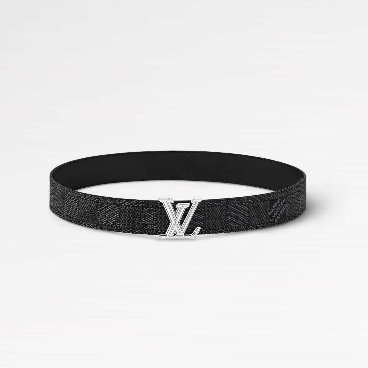 Мъжки колан Louis Vuitton LV двулицев