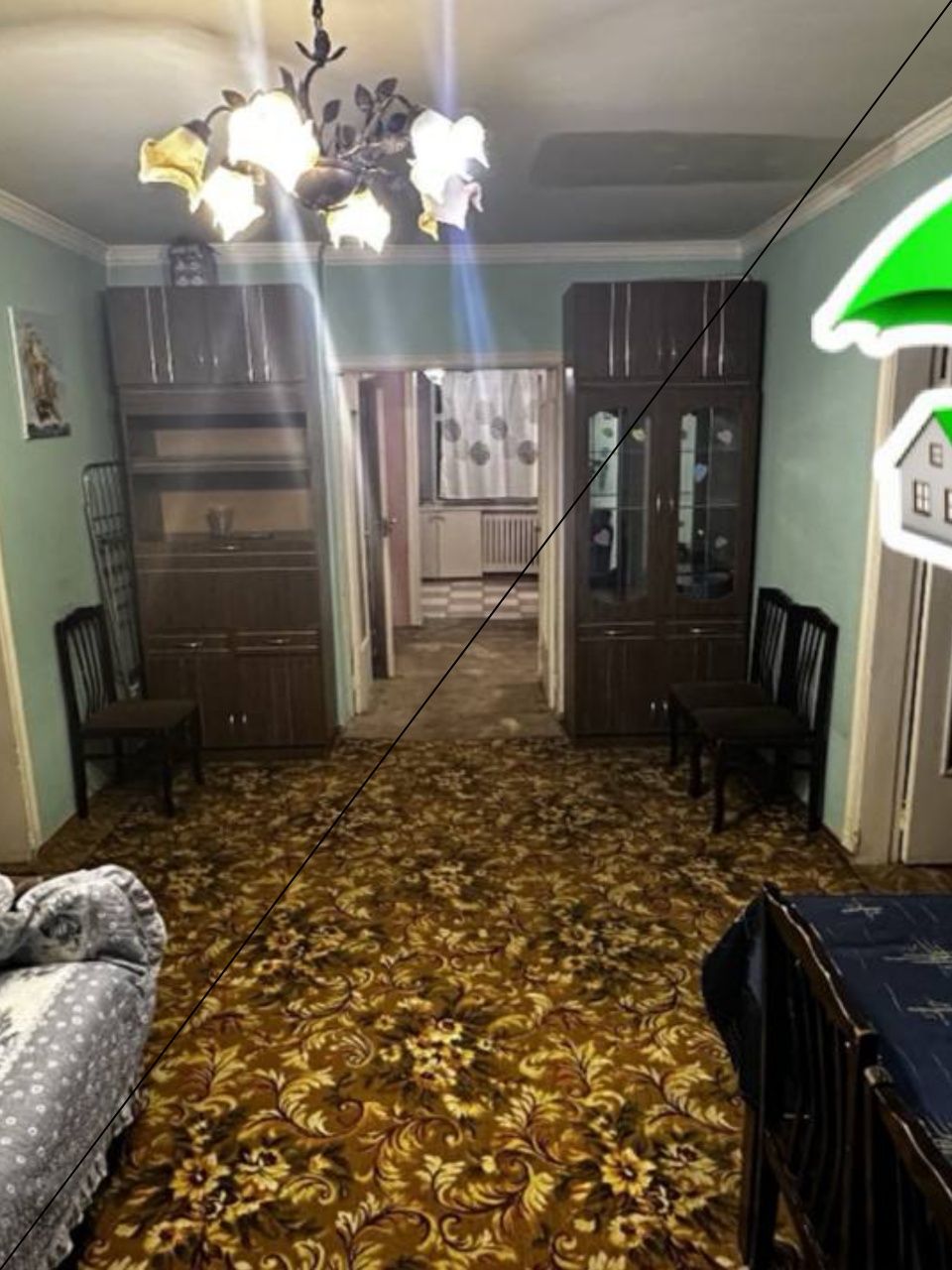 #БАЛКОН 2×6,70м²,Казирабад,3\2\5,Продаётся Квартира,Ор:Метро Чиланзар