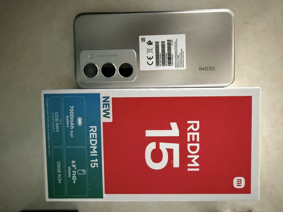 Redmi 15 128/12(6+6) Gb new 7000mAh
