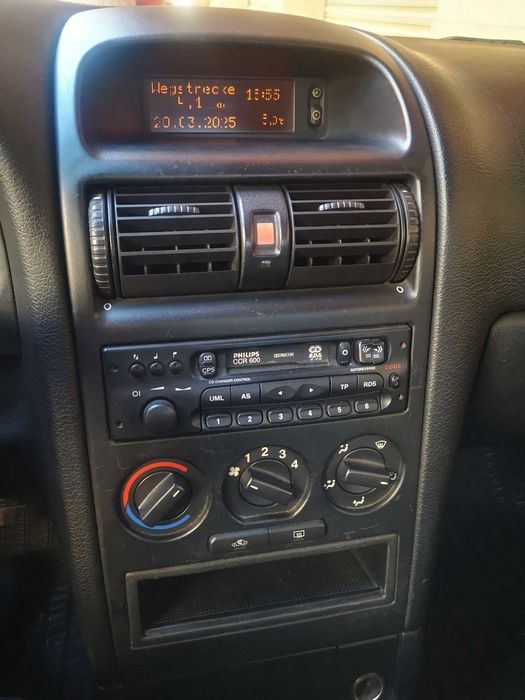 OPEL Astra с технически преглед, в движение, карта СБА