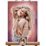 Cadoul perfect,pictura portret dupa poza