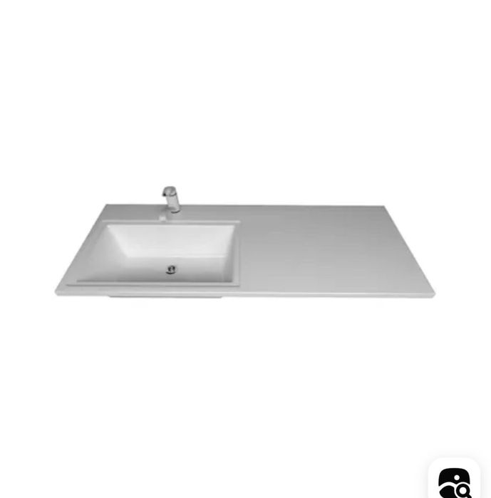 Раковина со столкшницей 120 см (для ванной комнаты) + тумба в подарок